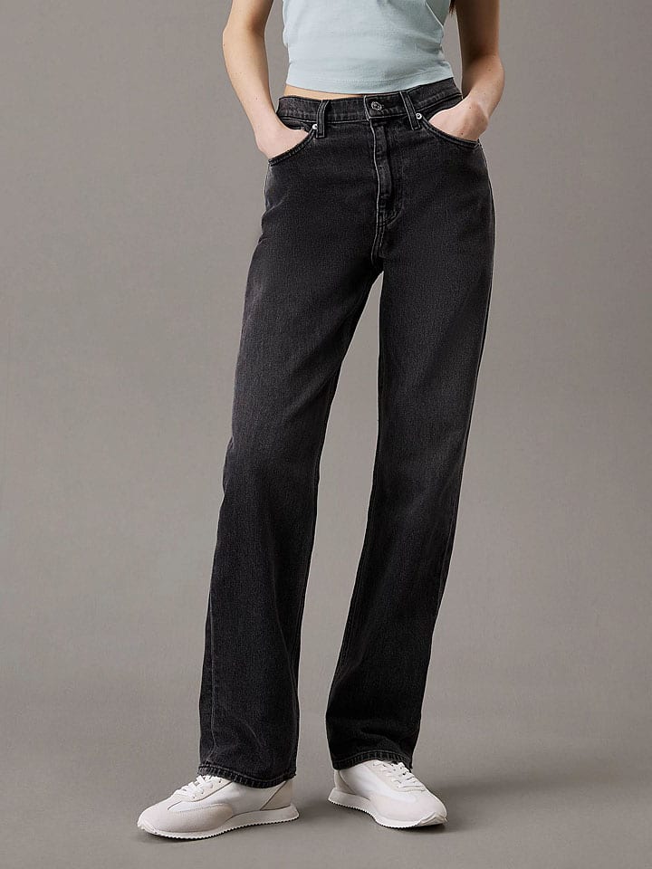 Džíny Calvin Klein Schwarz 3434700 Jeans - Regular Fit - in Schwarz - 2