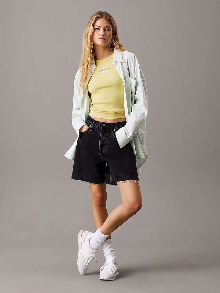 Kraťasy Calvin Klein Schwarz 2854616 Jeans-Shorts in Schwarz - 2