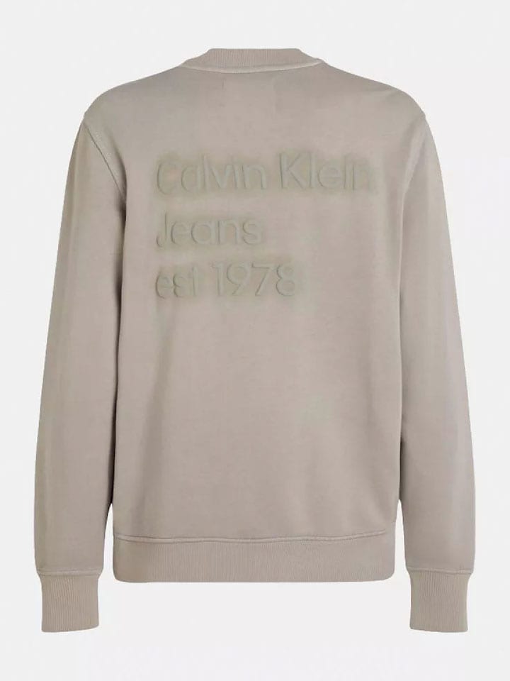 Mikina Calvin Klein Taupe 6433651 Sweatshirt in Taupe - 2