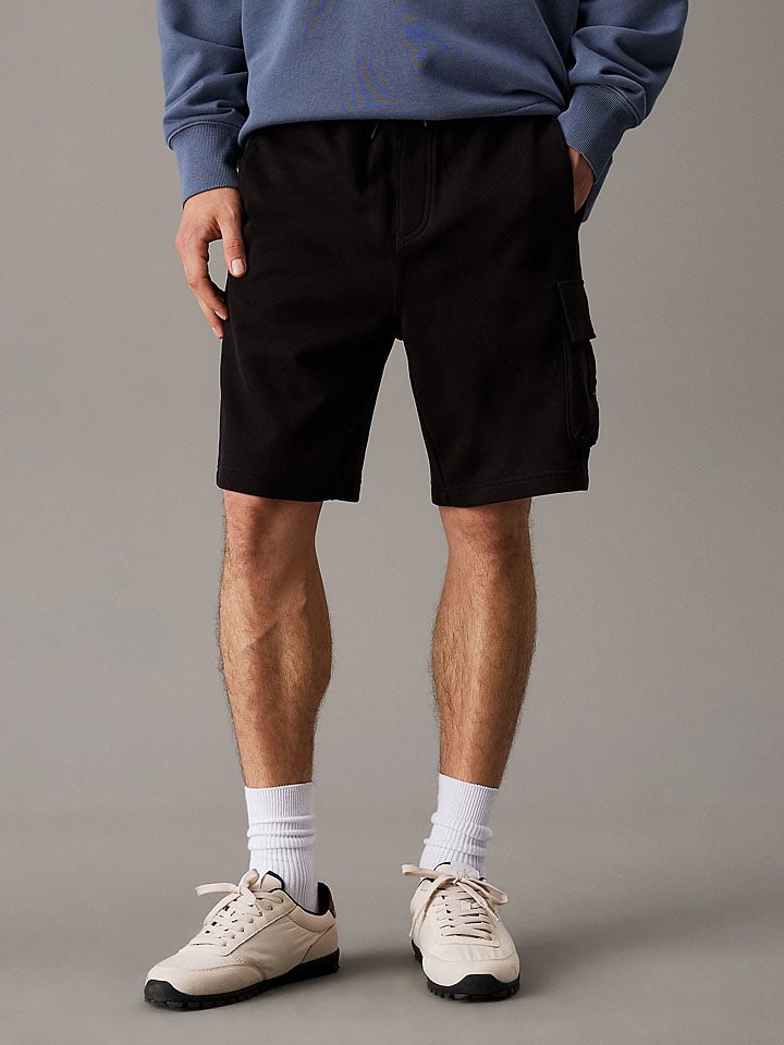 Kraťasy Calvin Klein Schwarz 1716772 Sweatshorts in Schwarz - 3