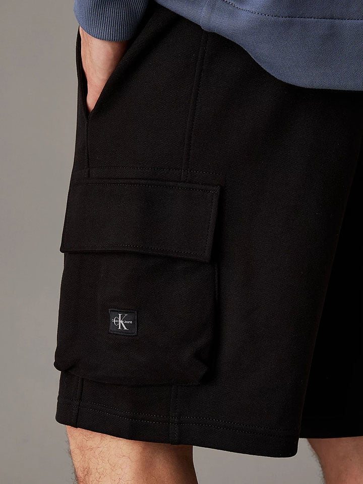 Kraťasy Calvin Klein Schwarz 1716772 Sweatshorts in Schwarz - 4