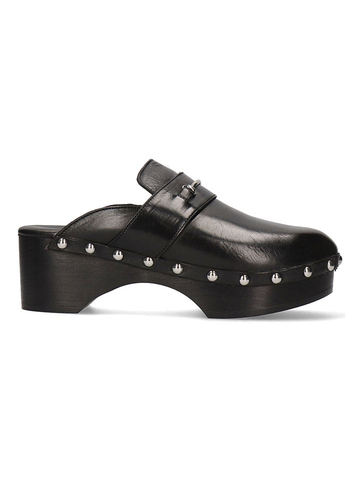 MELVIN & HAMILTON Schwarz 820574 Leder-Clogs "Flora" in Schwarz - 2