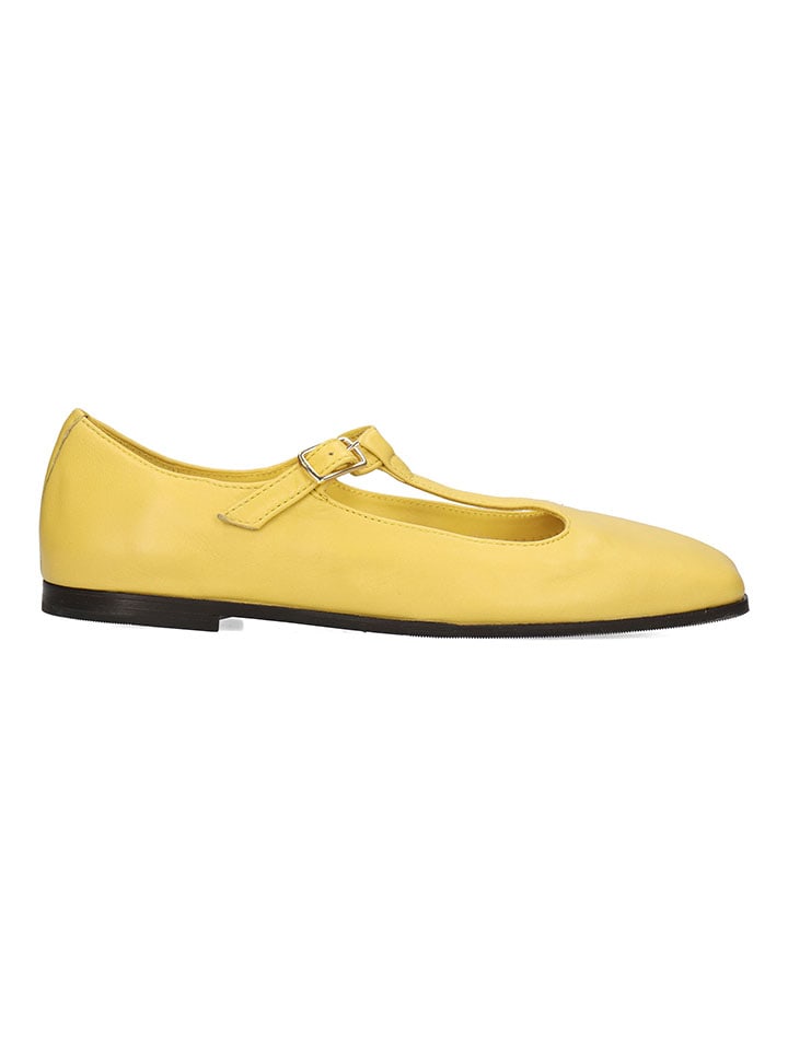 MELVIN & HAMILTON Gelb 8922393 Leder-Spangenballerinas "Livia" in Gelb - 2