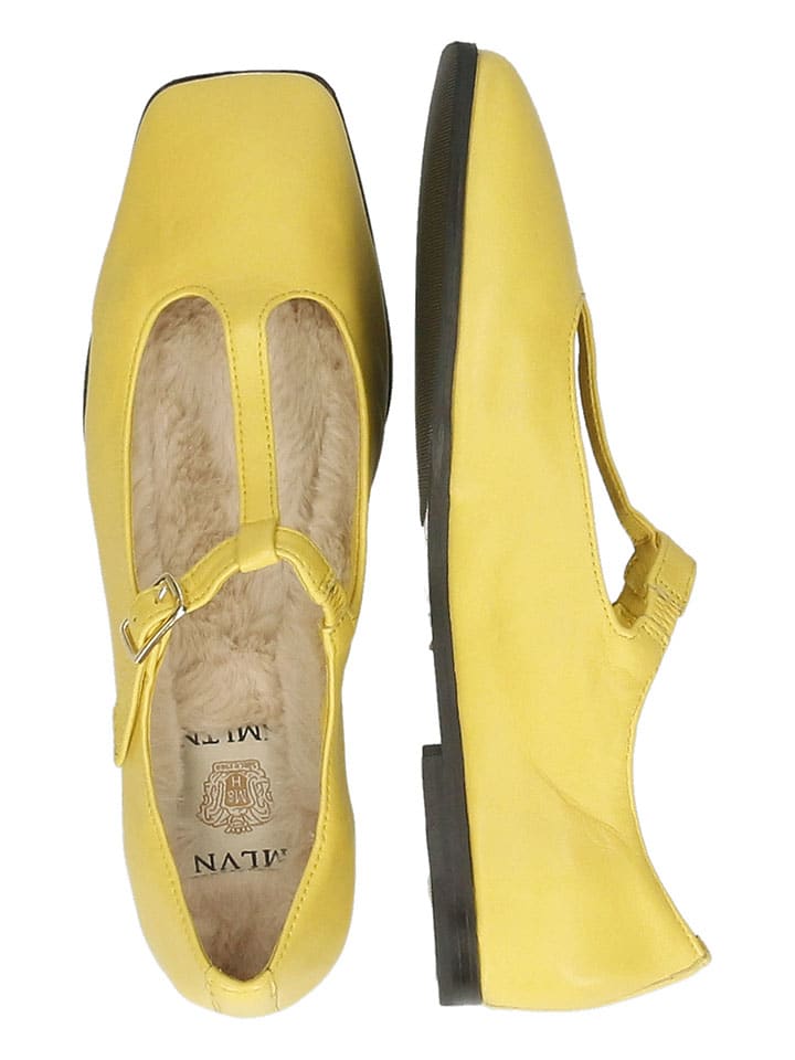 MELVIN & HAMILTON Gelb 8922393 Leder-Spangenballerinas "Livia" in Gelb - 3