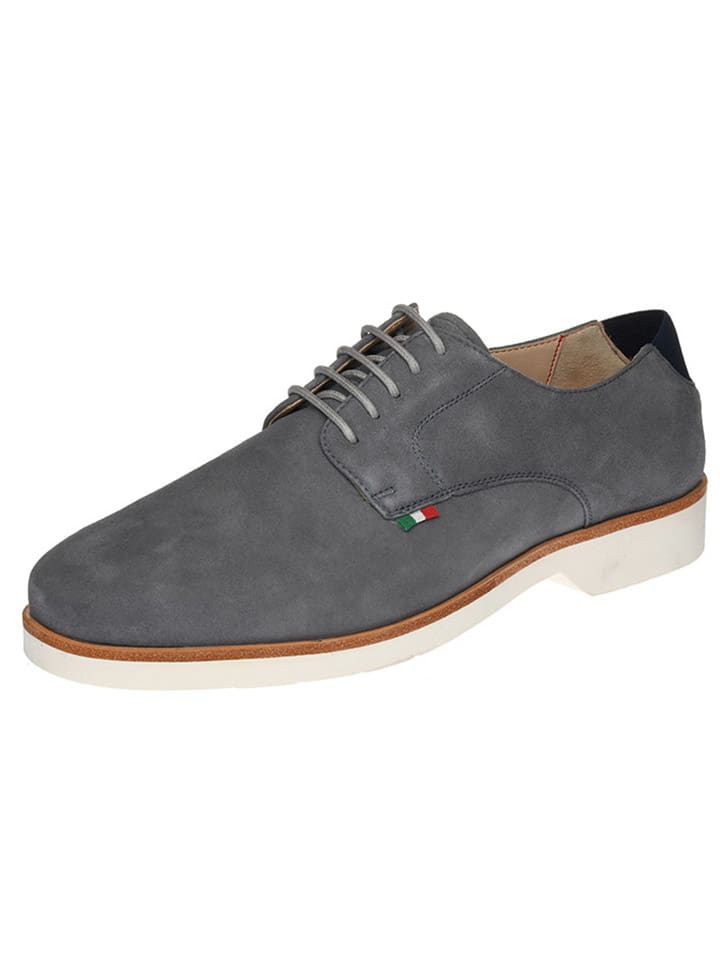 Boty Cinque Grau 861095 Leder-Schnürschuhe "Giorgio" in Grau - 1