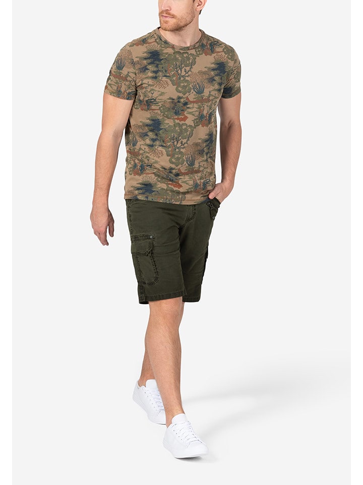 Kraťasy Timezone Khaki 2706215 Jeansshorts "Ryker" - Regular fit - in Khaki - 4
