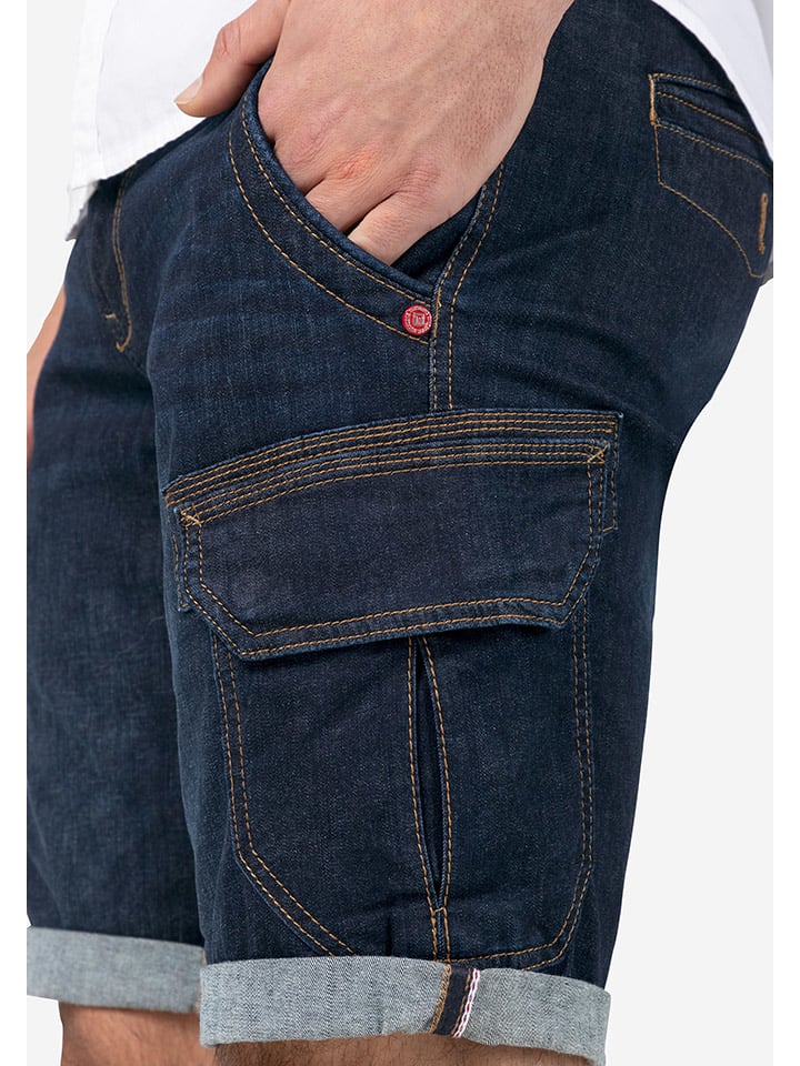 Kraťasy Timezone Dunkelblau 1795764 Jeansshorts "Stanley" - Slim fit - in Dunkelblau - 3