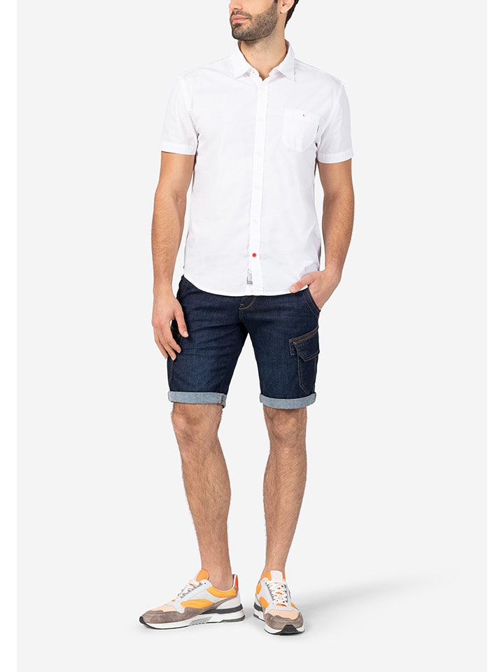 Kraťasy Timezone Dunkelblau 1795764 Jeansshorts "Stanley" - Slim fit - in Dunkelblau - 4
