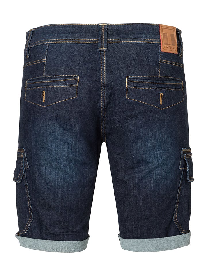 Kraťasy Timezone Dunkelblau 1795764 Jeansshorts "Stanley" - Slim fit - in Dunkelblau - 6