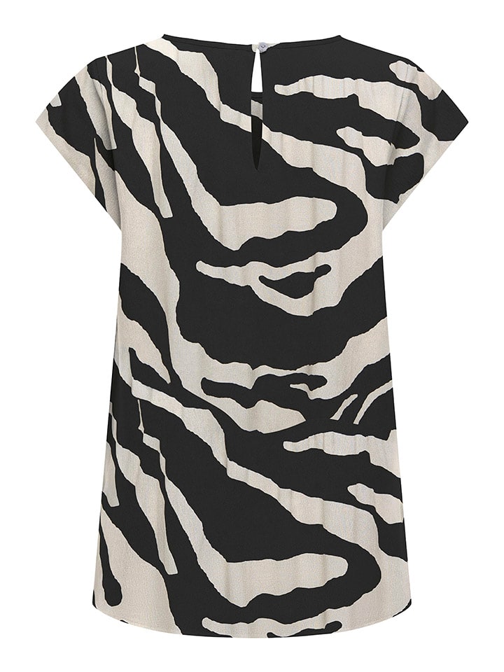 ONLY Schwarz/ Weiß 440503 Bluse "Nova" in Schwarz/ Weiß - 2