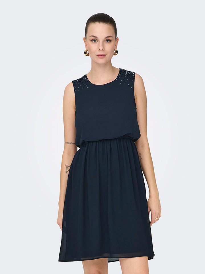 Šaty ONLY Dunkelblau 6111422 Kleid "Stinna" in Dunkelblau - 1