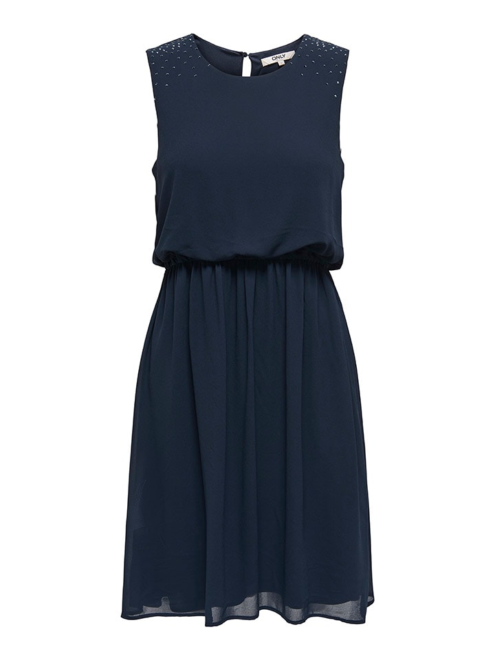 Šaty ONLY Dunkelblau 6111422 Kleid "Stinna" in Dunkelblau - 6