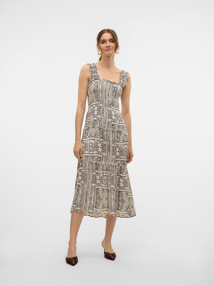 Šaty Vero Moda Beige 8780569 Kleid in Beige - 3