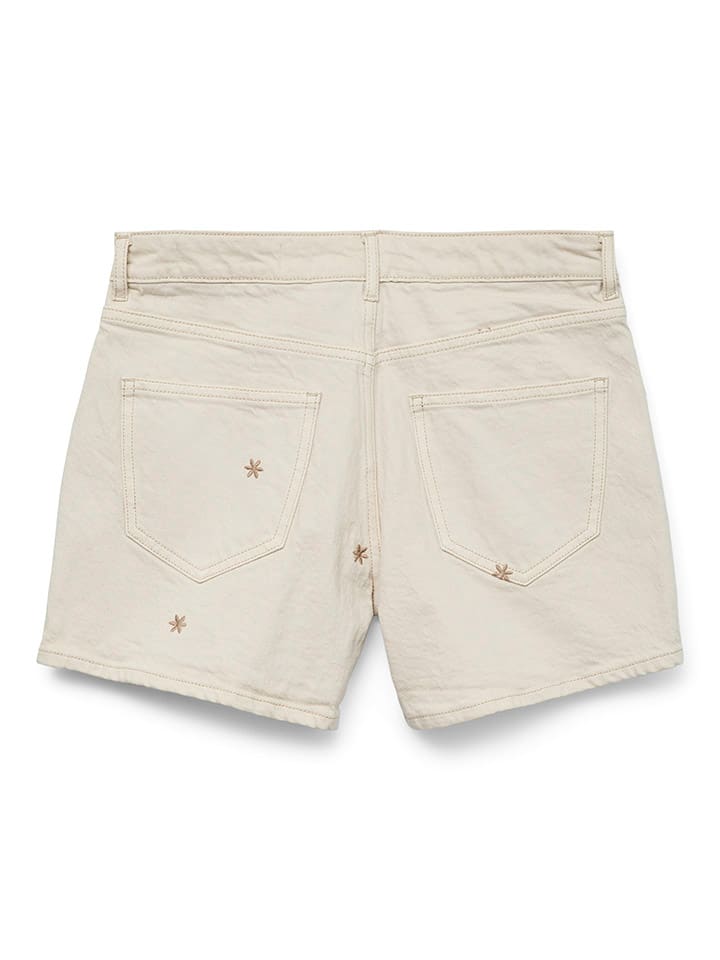 Kraťasy Vero Moda Beige 2915842 Jeans-Shorts in Beige - 2