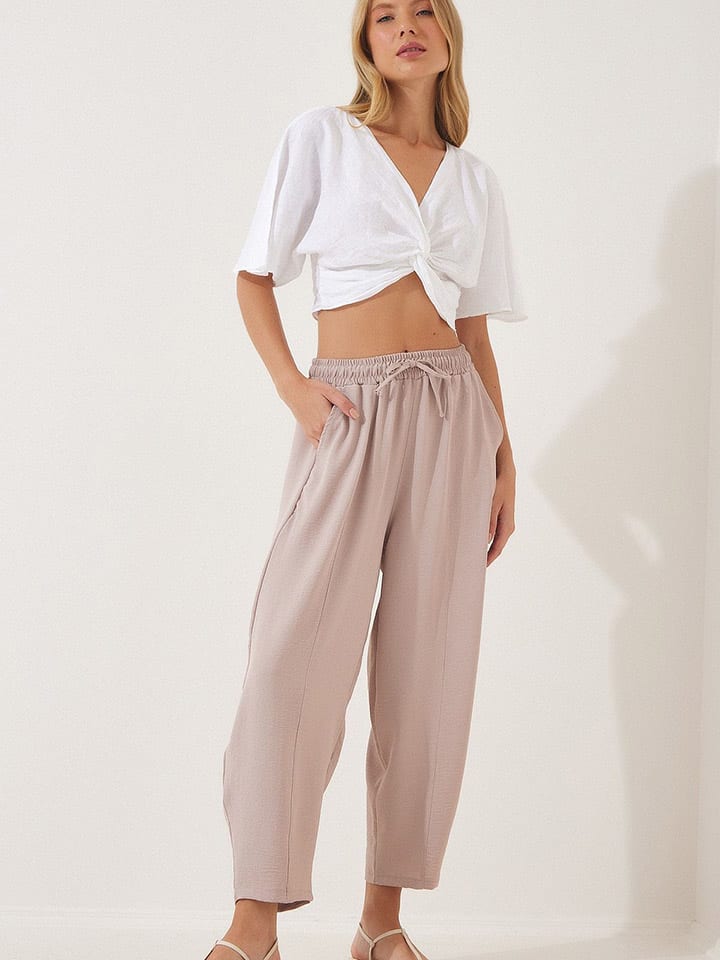 Happiness Istanbul Beige 1353425 Hose in Beige - 1