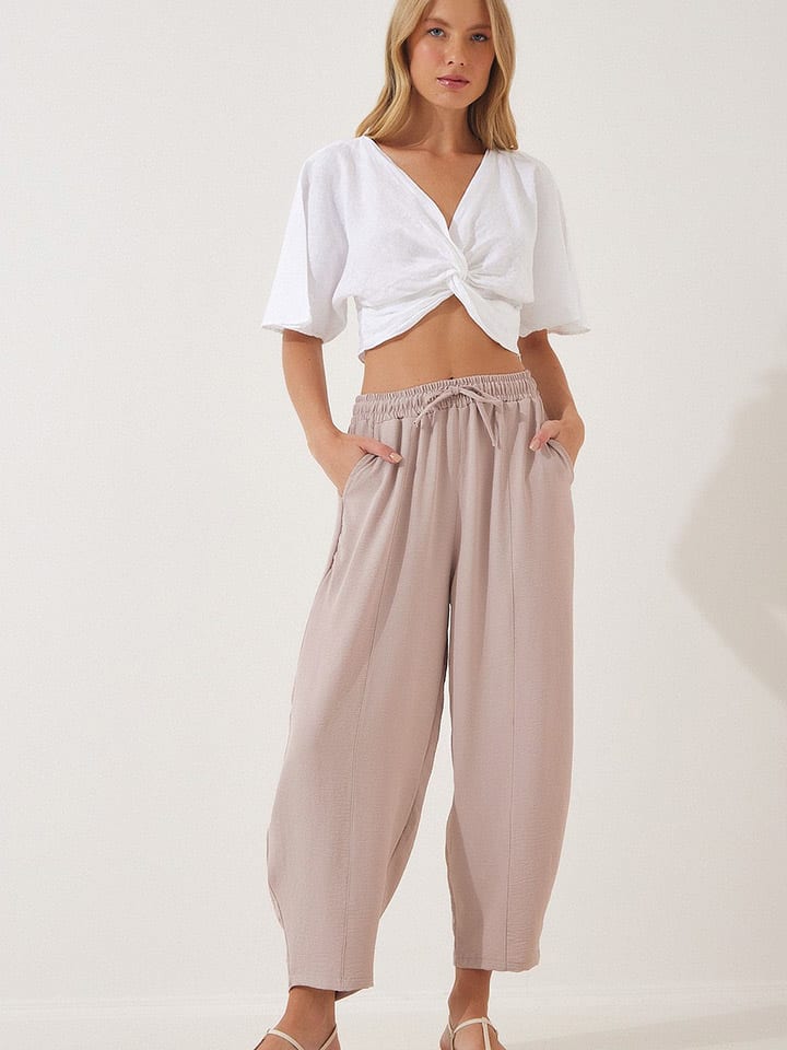 Happiness Istanbul Beige 1353425 Hose in Beige - 2