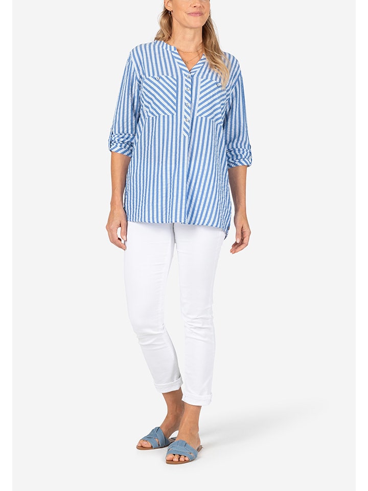 Timezone Blau 1321471 Bluse in Blau - 4