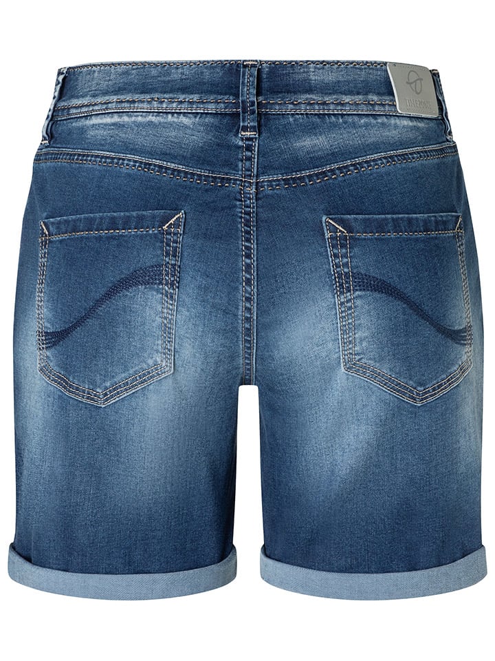 Kraťasy Timezone Blau 919080 Jeans-Shorts "Alexa" - Regular fit - in Blau - 6