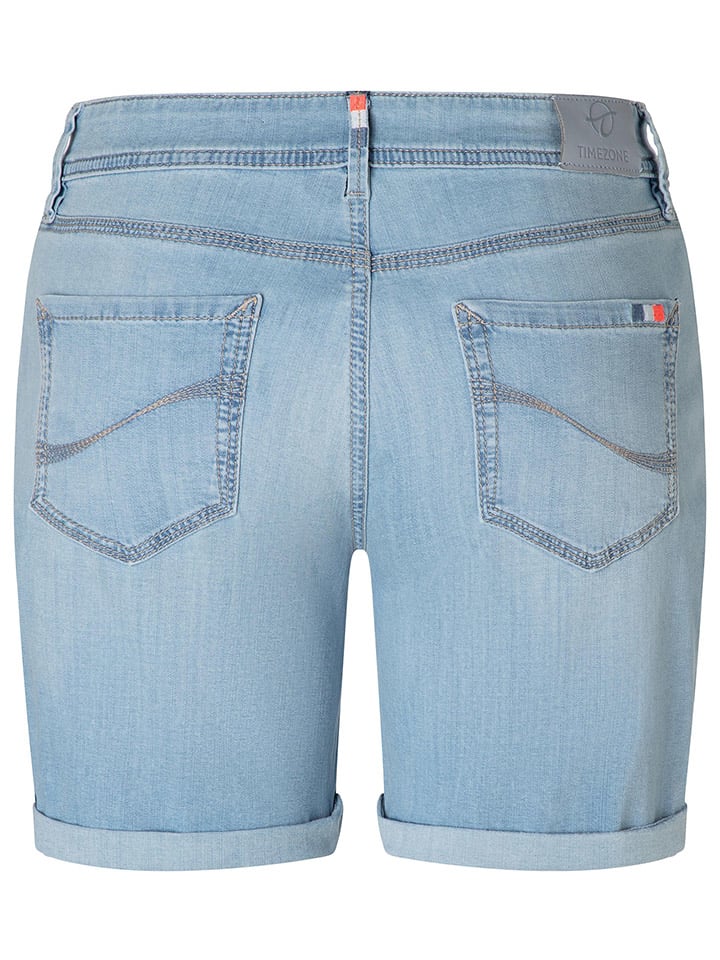 Kraťasy Timezone Hellblau 5381362 Jeans-Shorts "Alexa" - Regular fit - in Hellblau - 6