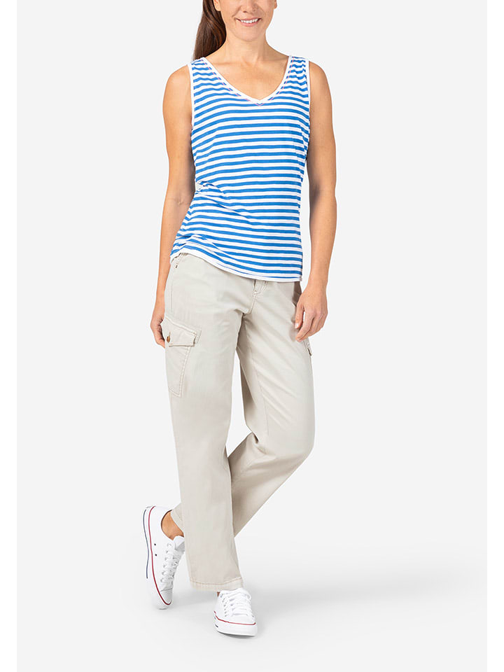 Timezone Creme 3902640 Cargohose "Marla" in Creme - 4