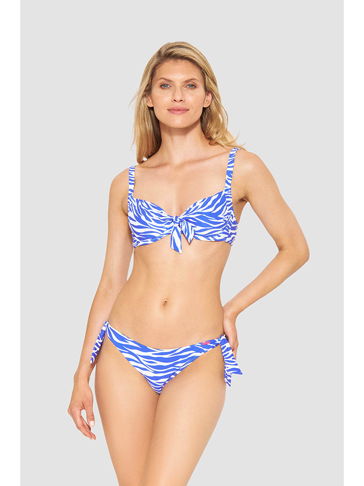 Plavky vrchní díl Rösch Blau/ Weiß 727847 Bikini-Oberteil in Blau/ Weiß - 2