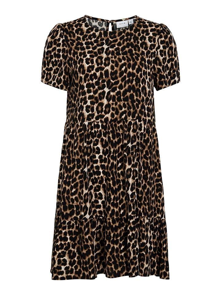 Šaty Vila Beige/ Braun 4774254 Kleid in Beige/ Braun - 5
