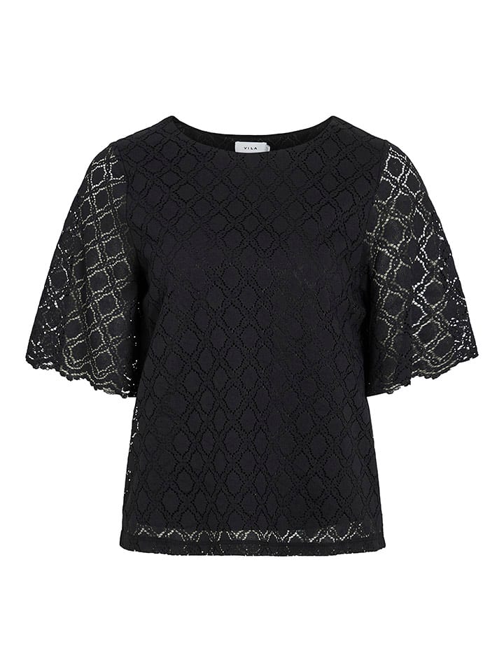 Vila Schwarz 130375 Bluse in Schwarz - 6