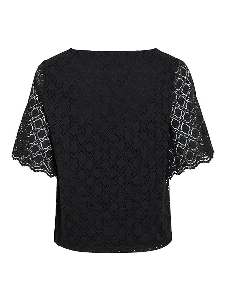Vila Schwarz 130375 Bluse in Schwarz - 7