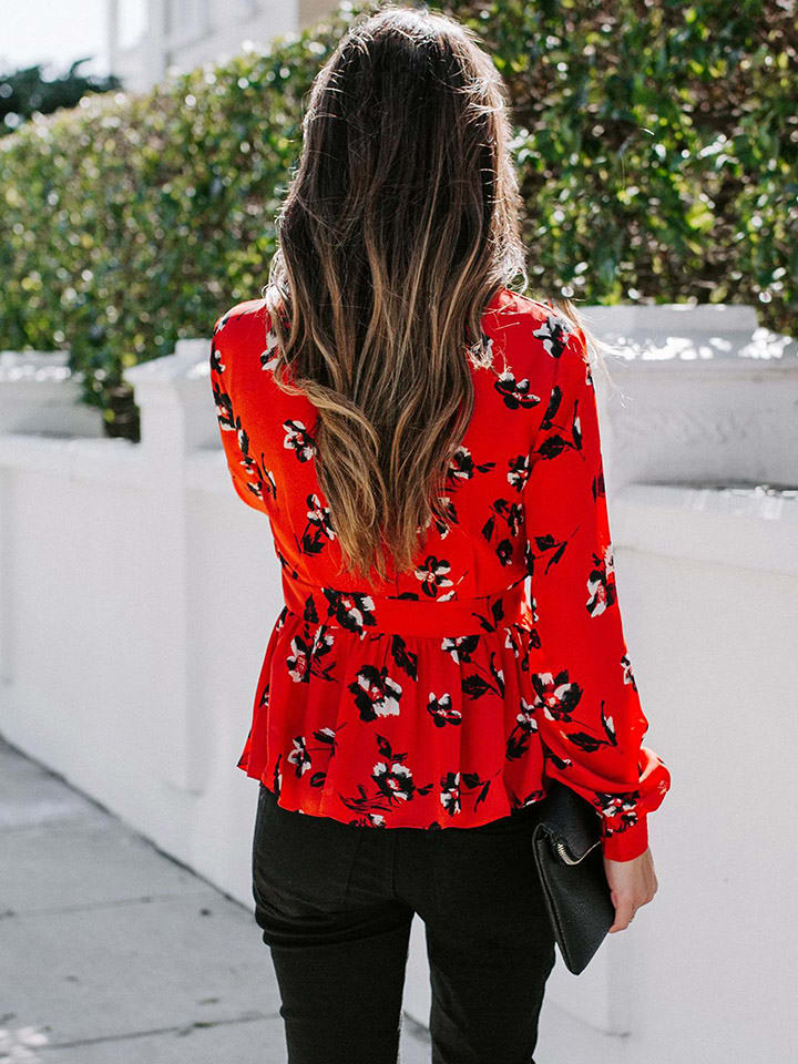 LA Angels Rot 677245 Bluse in Rot - 4