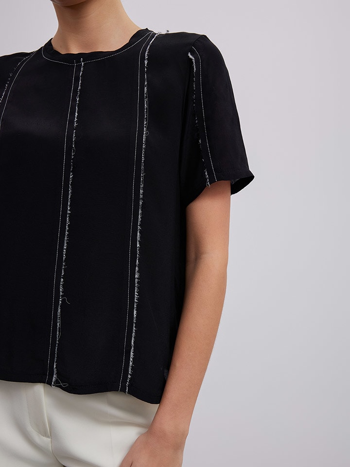 BGN Schwarz 7703905 Bluse in Schwarz - 4