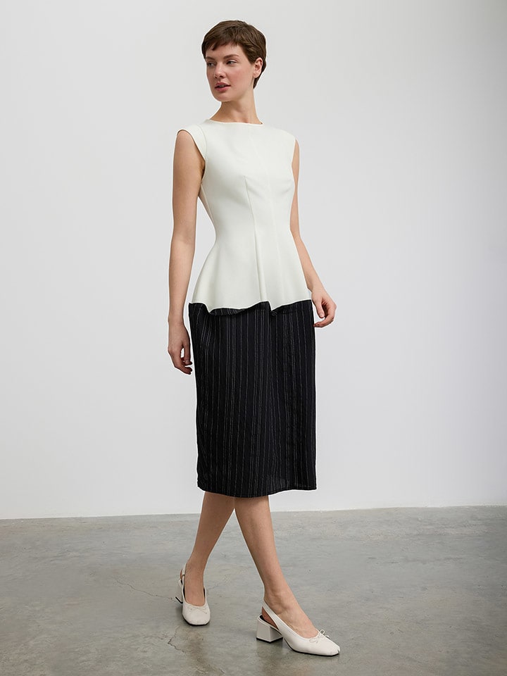 Šaty BGN Creme/ Schwarz 4977222 Kleid in Creme/ Schwarz - 2