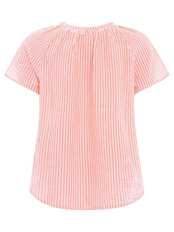 Zwillingsherz Orange/ Weiß/ Pink 7547522 Bluse "Neon Streifen" in Orange/ Weiß/ Pink - 2