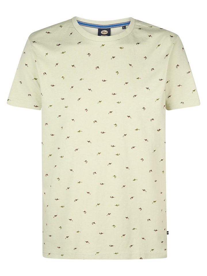 Tričko Petrol Industries Beige 4881603 Shirt in Hellgrün - 1