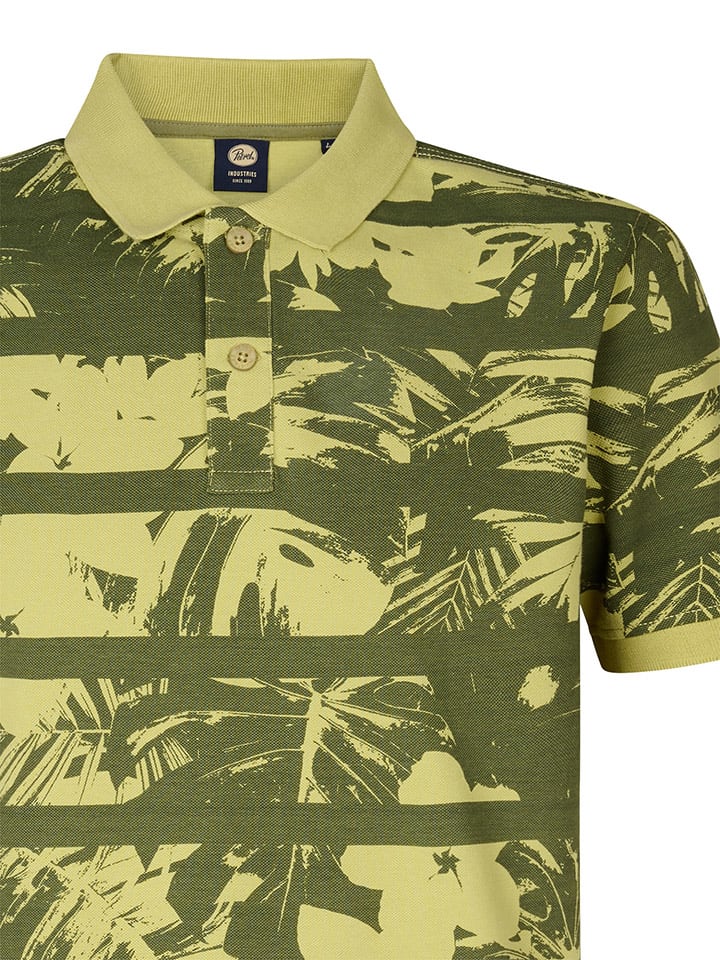 Tričko Petrol Industries Khaki/ Grün 9376556 Poloshirt in Khaki/ Grün - 3