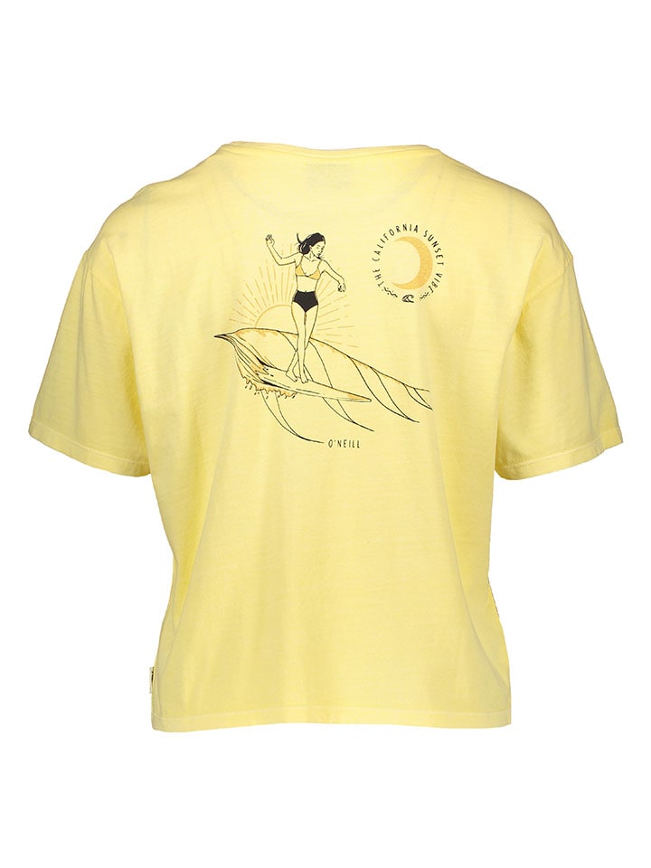 Tričko O'Neill Gelb 6067438 Shirt "Surfer Girl" in Gelb - 2