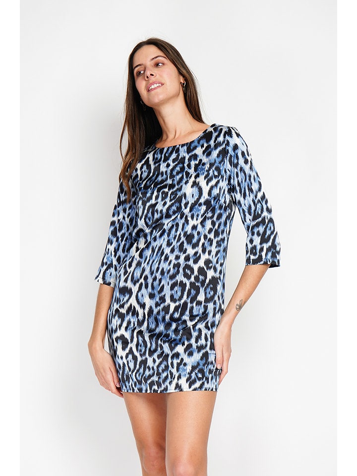 Šaty William de Faye Dunkelblau/ Weiß 539445 Kleid in Dunkelblau/ Weiß - 2