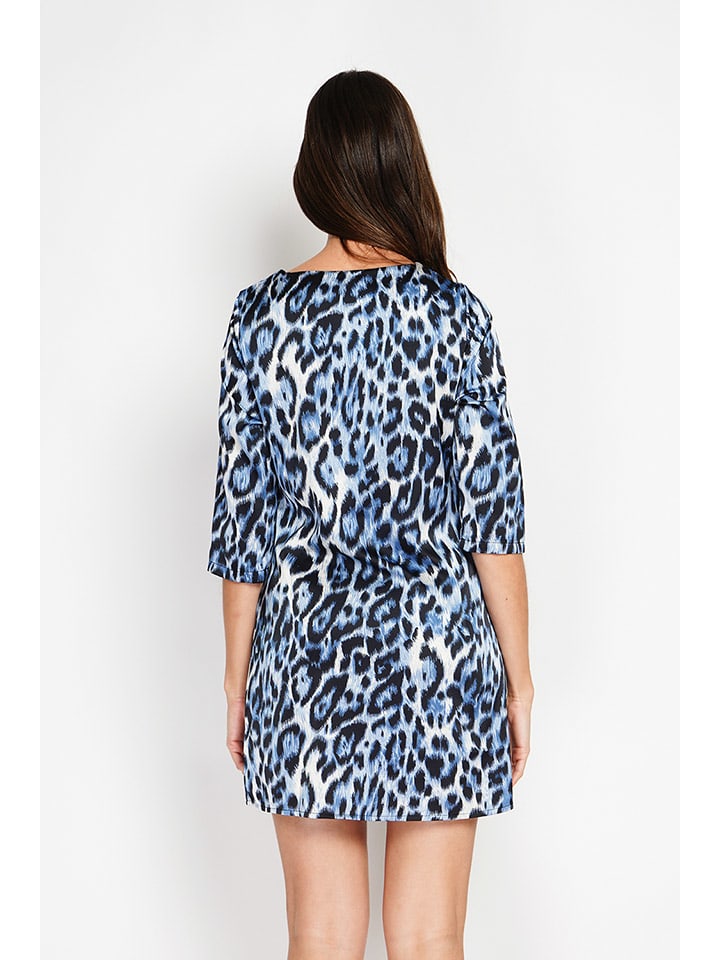 Šaty William de Faye Dunkelblau/ Weiß 539445 Kleid in Dunkelblau/ Weiß - 3