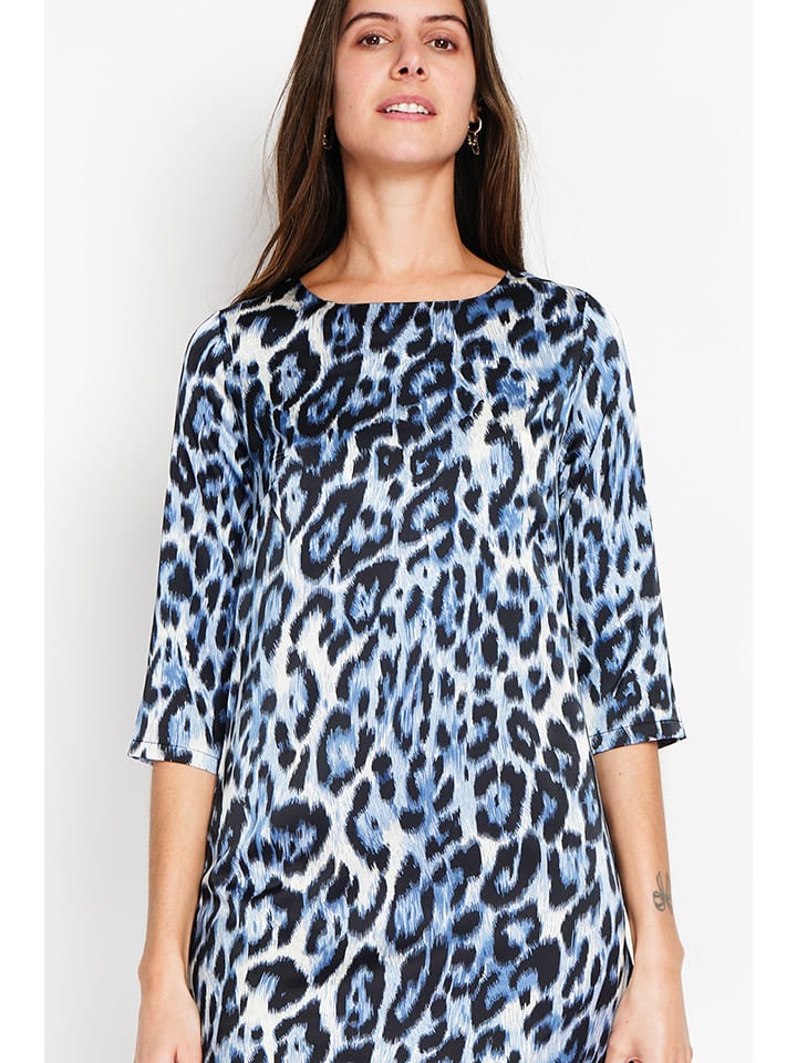 Šaty William de Faye Dunkelblau/ Weiß 539445 Kleid in Dunkelblau/ Weiß - 4