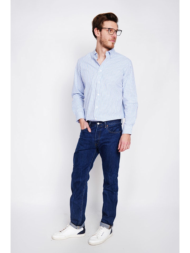 Košile William de Faye Hellblau/ Weiß 376873 Hemd in Hellblau/ Weiß - 6
