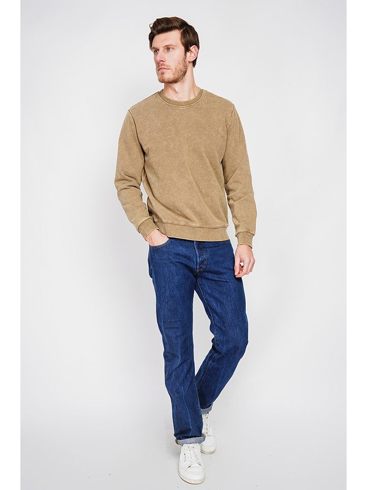 Mikina William de Faye Hellbraun 5344249 Sweatshirt in Hellbraun - 5