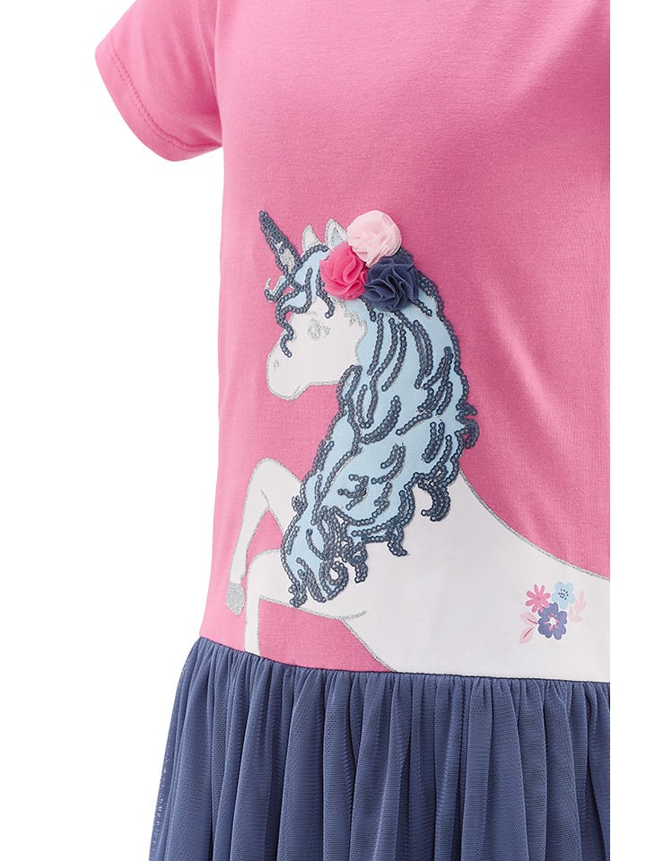 happy girls by Eisend Rosa/ Blau 2432173 Kleid in Rosa/ Blau - 3