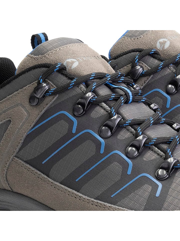 Boty TRAVELIN' Grau 4177388 Leder-Trekkingschuhe "Grasten" in Grau - 10