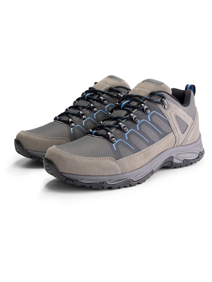 Boty TRAVELIN' Grau 4177388 Leder-Trekkingschuhe "Grasten" in Grau - 2