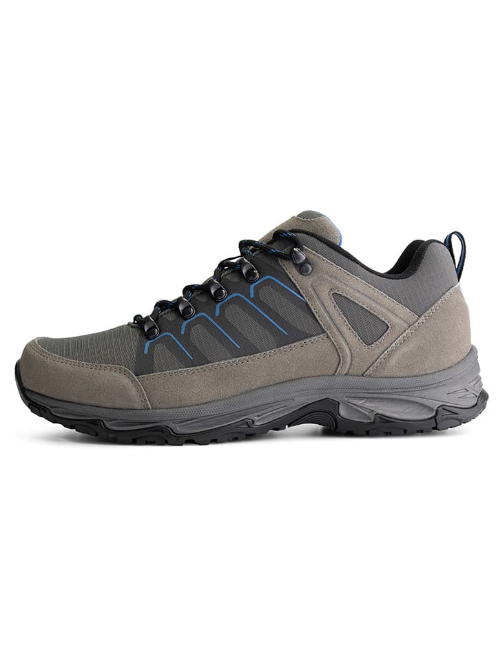 Boty TRAVELIN' Grau 4177388 Leder-Trekkingschuhe "Grasten" in Grau - 6
