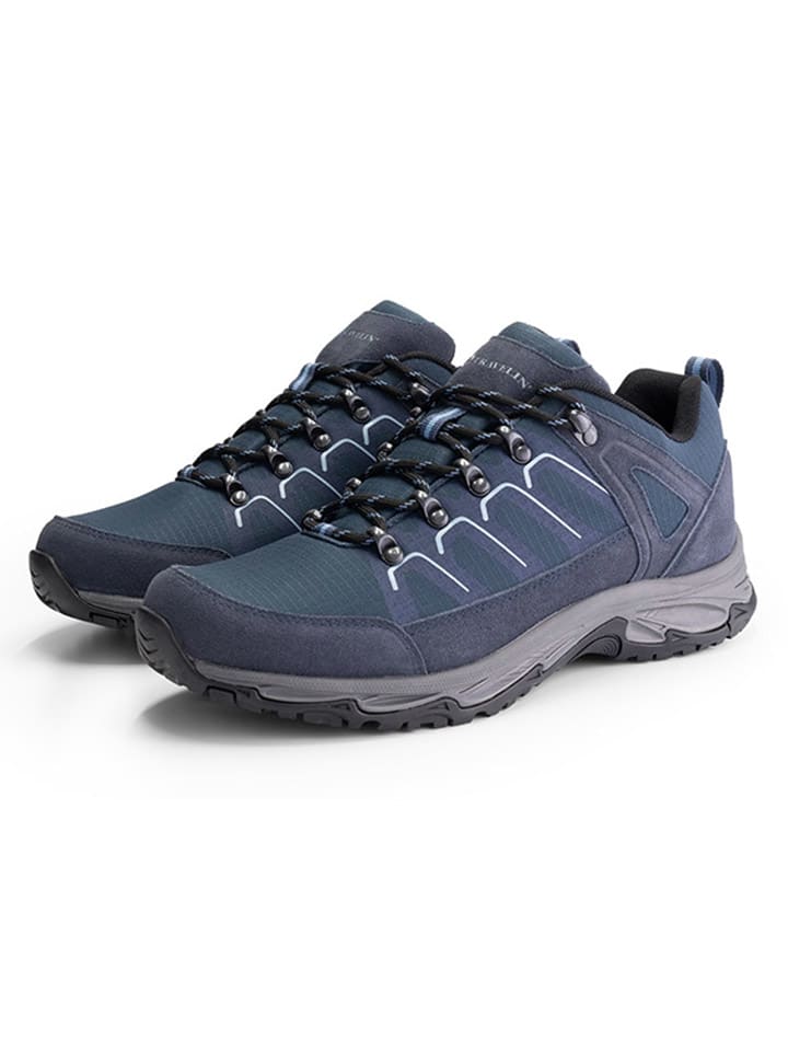 Boty TRAVELIN' Dunkelblau 9912635 Leder-Trekkingschuhe "Grasten" in Dunkelblau - 2