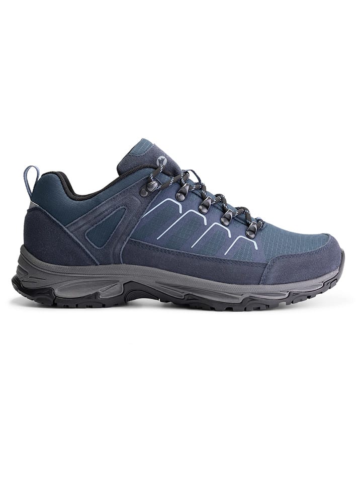 Boty TRAVELIN' Dunkelblau 9912635 Leder-Trekkingschuhe "Grasten" in Dunkelblau - 5