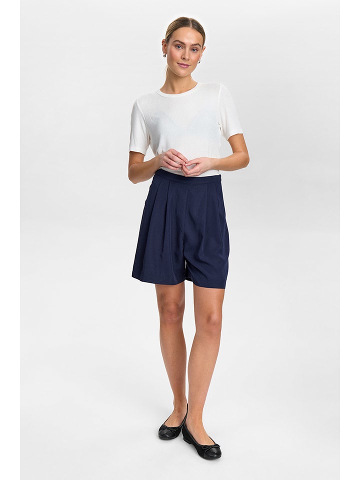 Kraťasy NÜMPH Dunkelblau 8492138 Shorts in Dunkelblau - 3