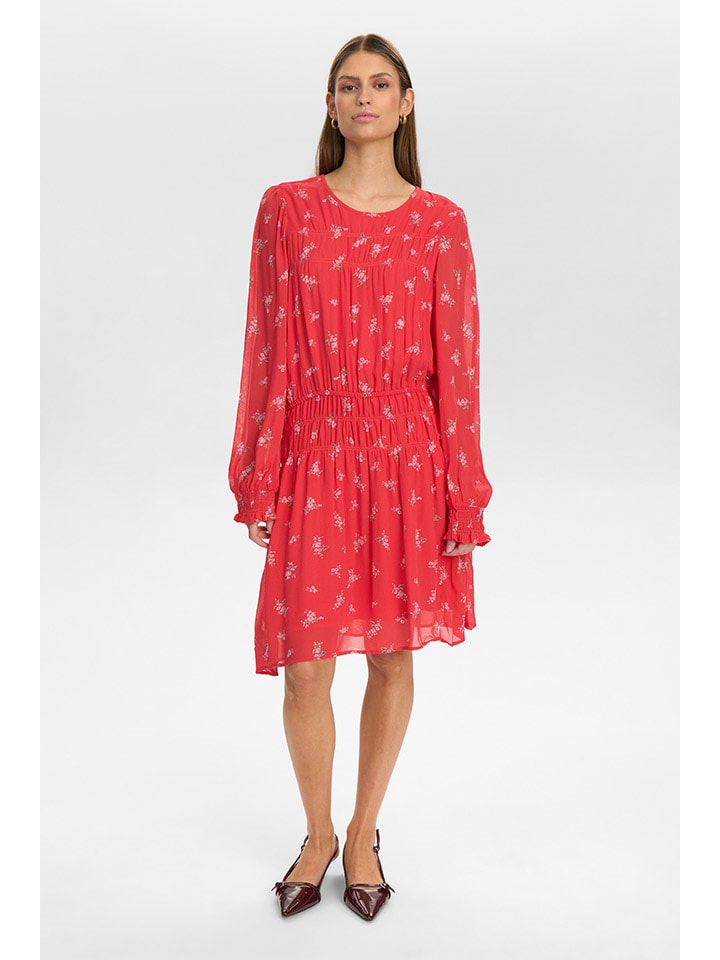Šaty NÜMPH Rot 7397657 Kleid in Rot - 3