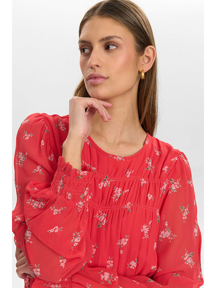 Šaty NÜMPH Rot 7397657 Kleid in Rot - 4