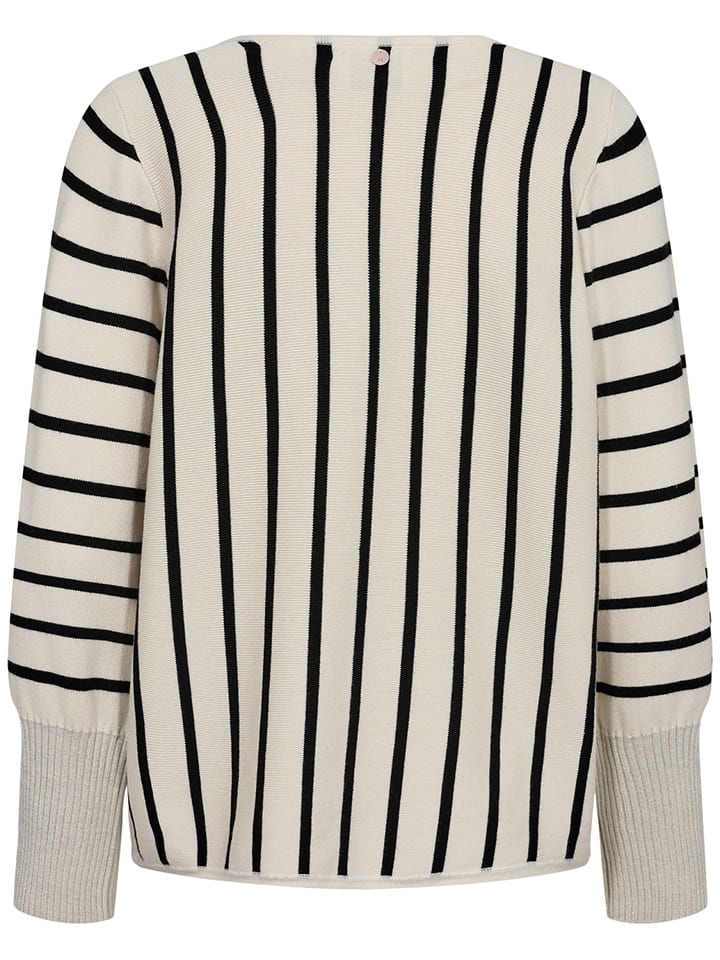 NÜMPH Creme/ Schwarz 6273124 Pullover in Creme/ Schwarz - 7